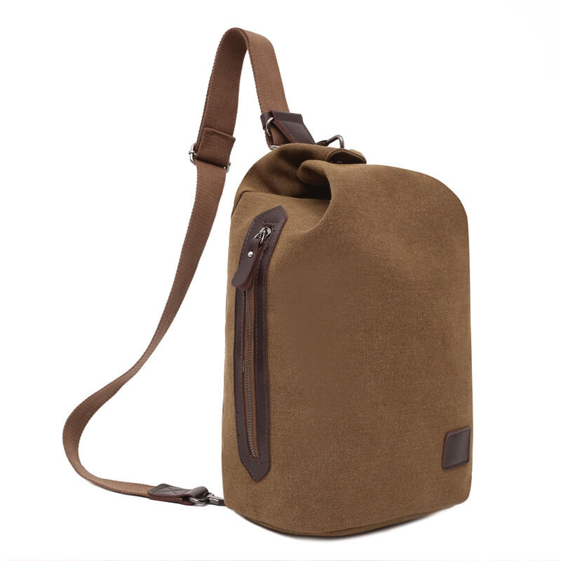 Canvas Crossbody Backpack for Men