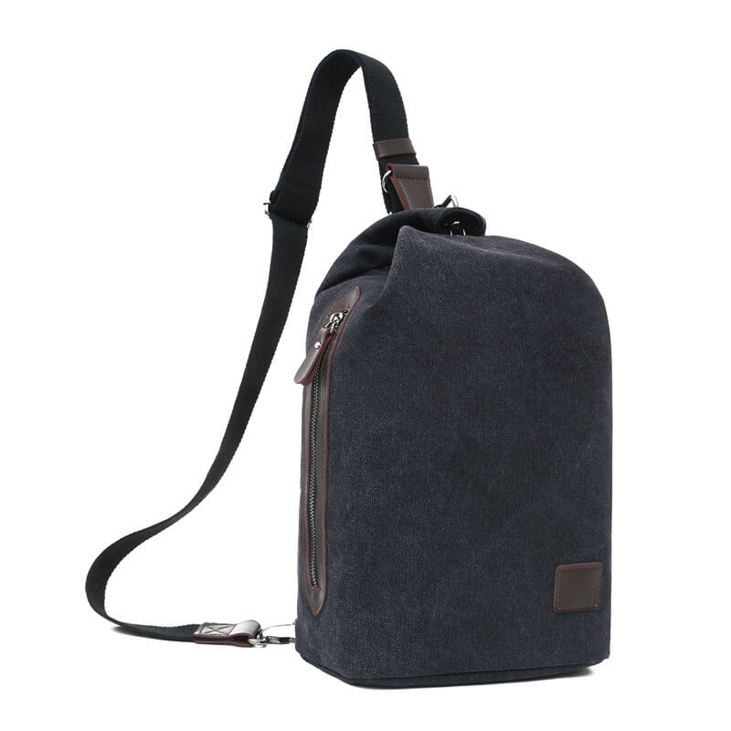 Canvas Crossbody Backpack for Men