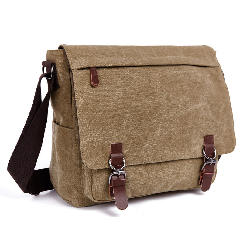 Large Canvas Men's Messenger Bag