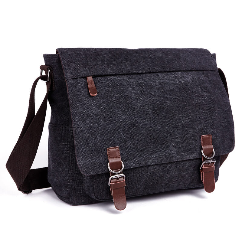 Large Canvas Men's Messenger Bag