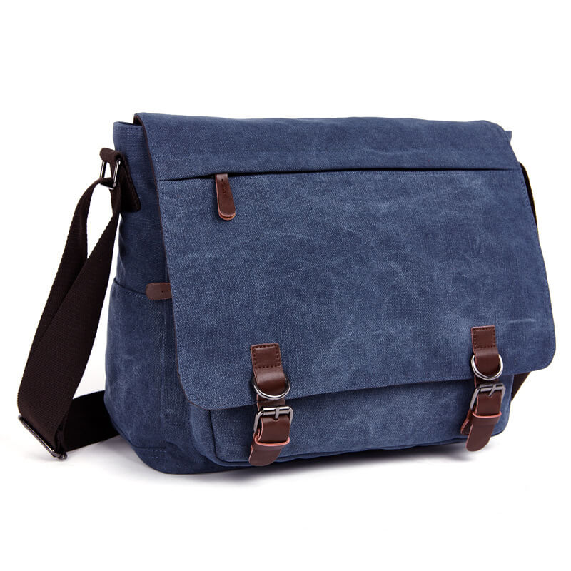 Large Canvas Men's Messenger Bag