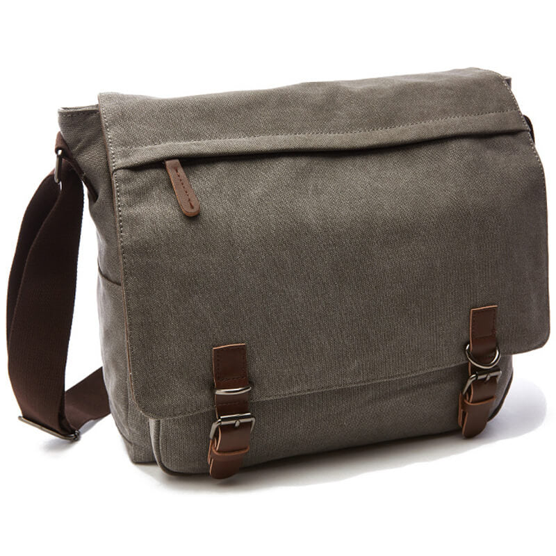 Large Canvas Men's Messenger Bag