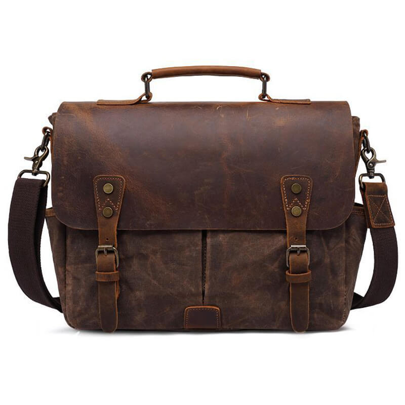 BIZMAN – Retro Crazy Horse Leather Bag