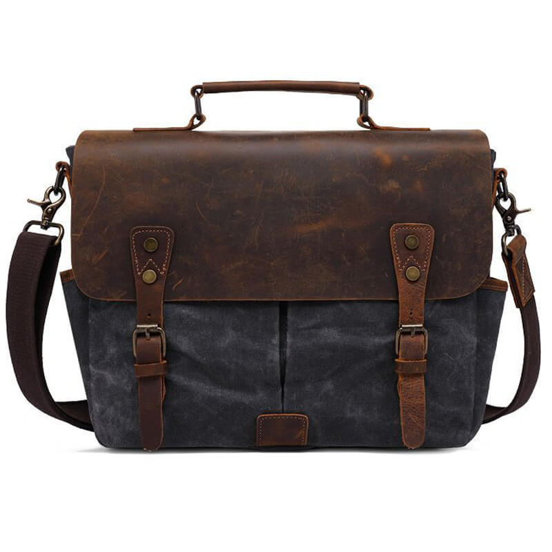 BIZMAN – Retro Crazy Horse Leather Bag