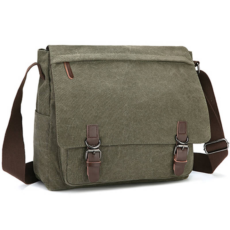 Large Canvas Men's Messenger Bag