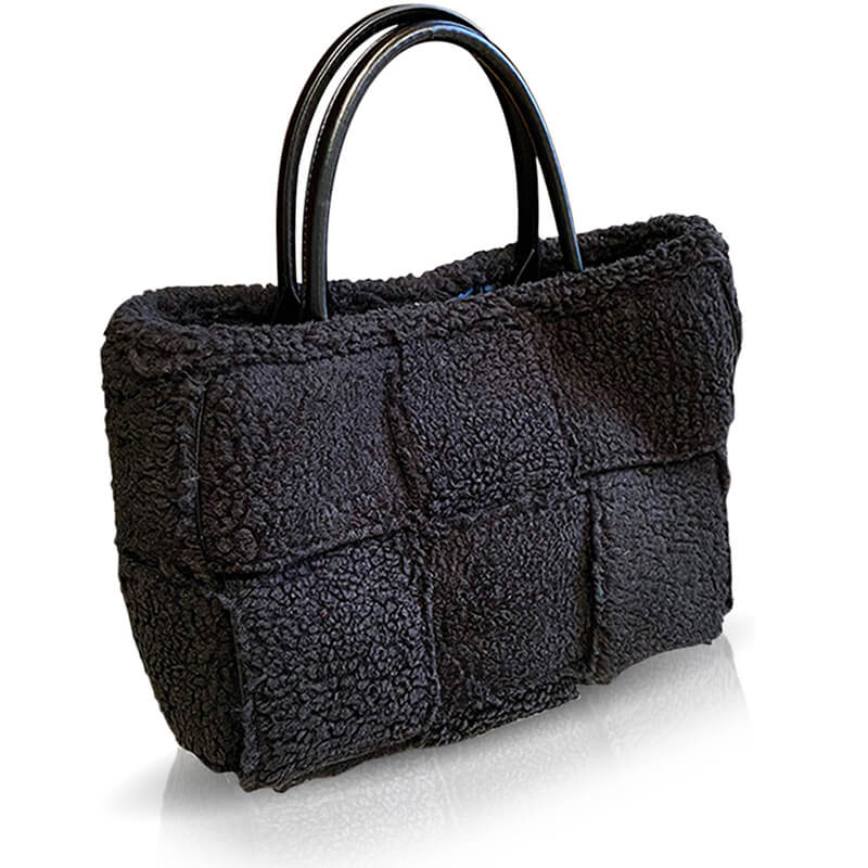 Trendy Plush Fleeced Handbag for Women