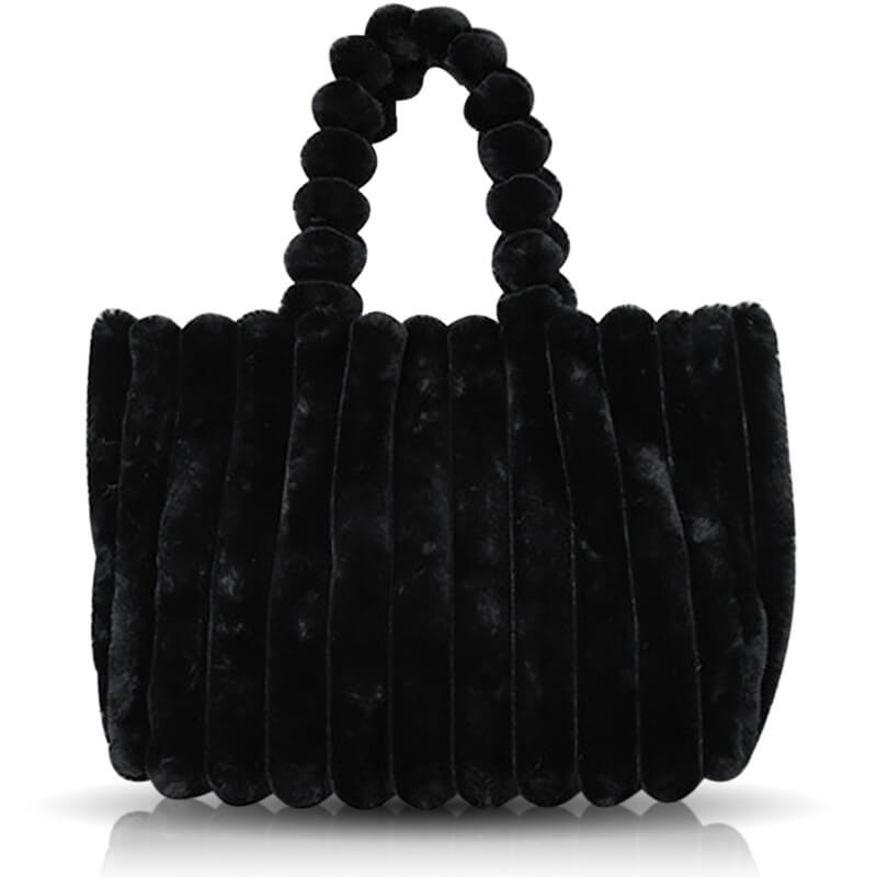 Soft Furry Tote Shoulder Bag