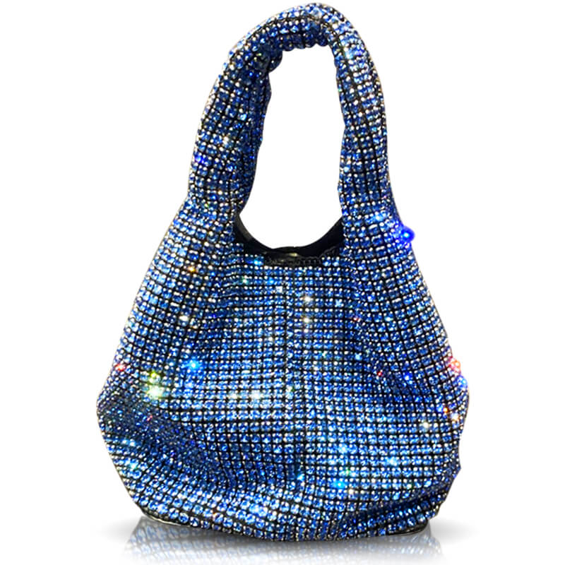 Rhinestones Bucket Design Handbag