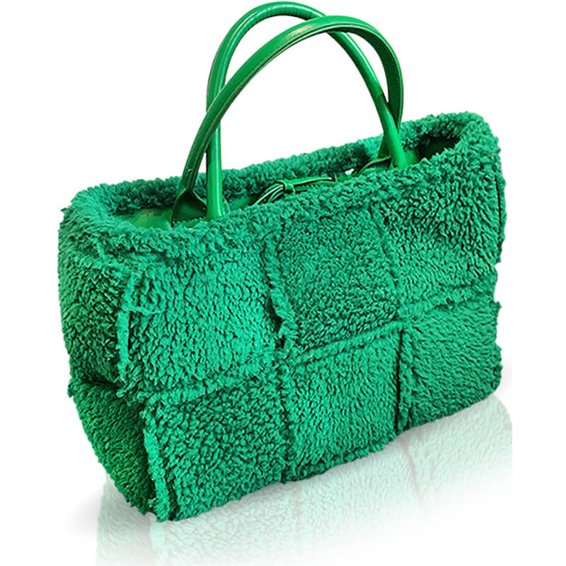 Trendy Plush Fleeced Handbag for Women