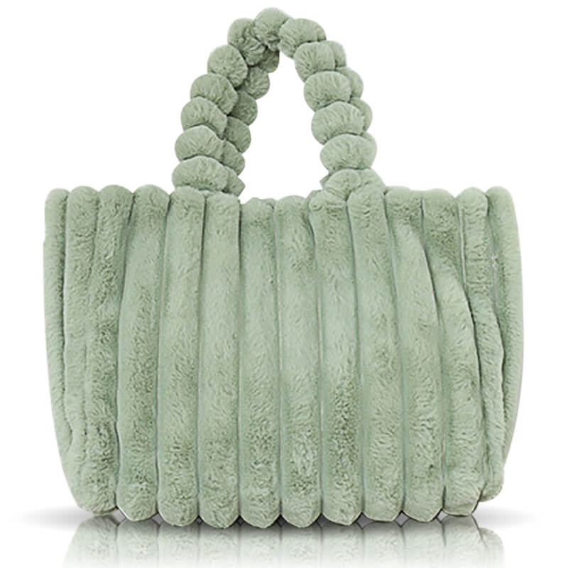 Soft Furry Tote Shoulder Bag