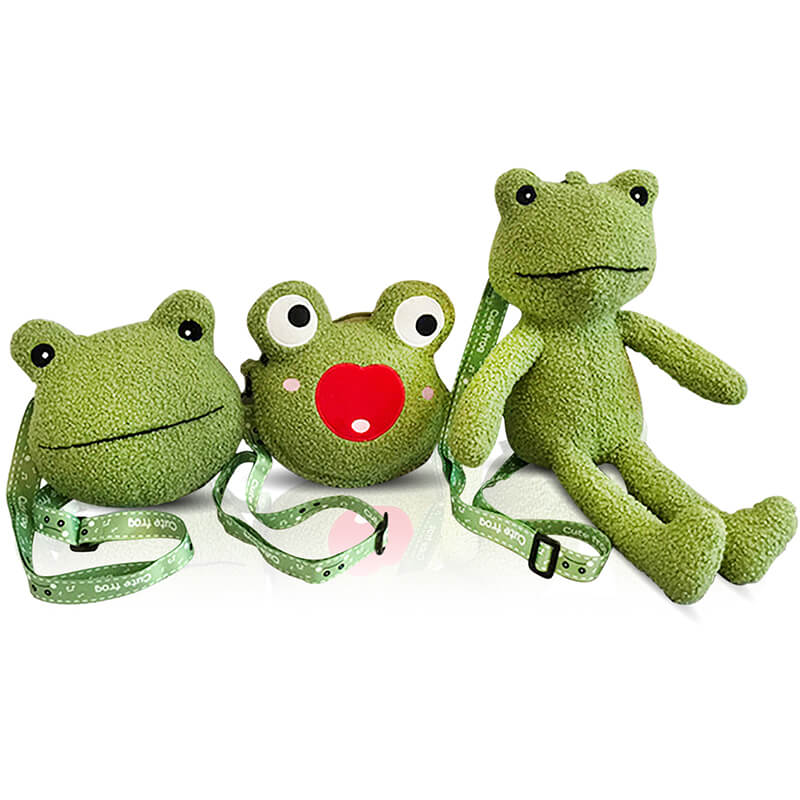 Cute Frog Shoulder Bags