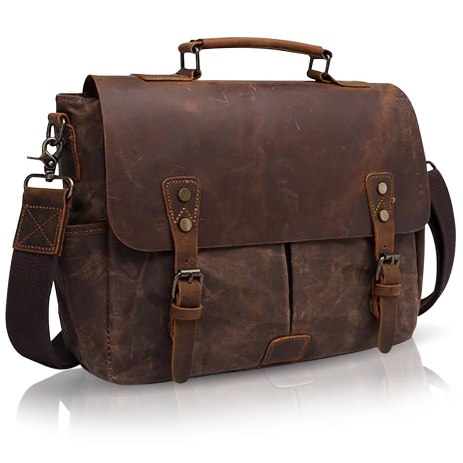 BIZMAN – Retro Crazy Horse Leather Bag