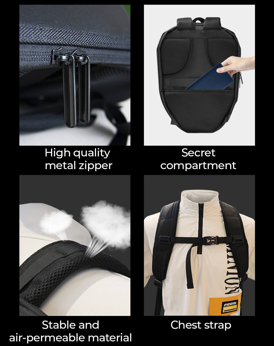 THE GOOL - LED Screen Shell Backpack for Biker