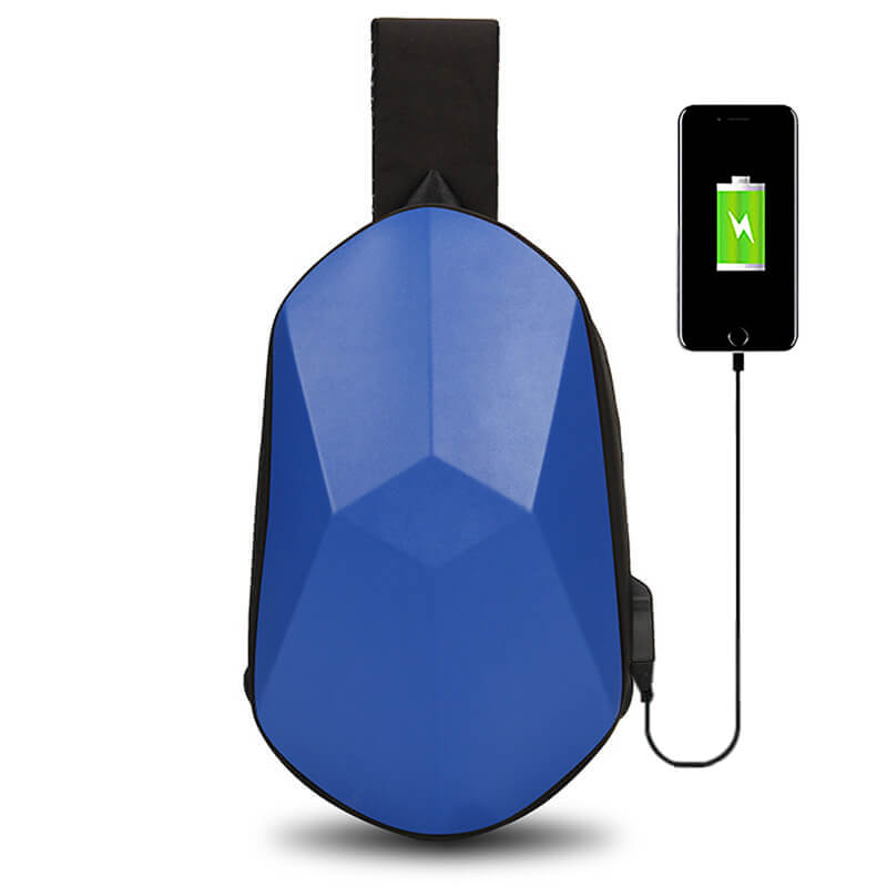 Shell Style Crossbody Bag with USB