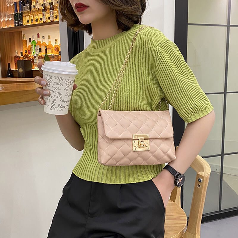 Square Buckle Women's Fashion Handbag