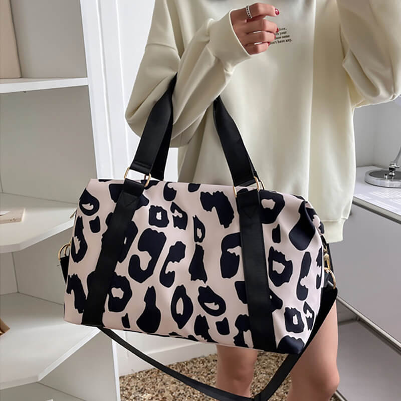 Cow Pattern Gym Bag