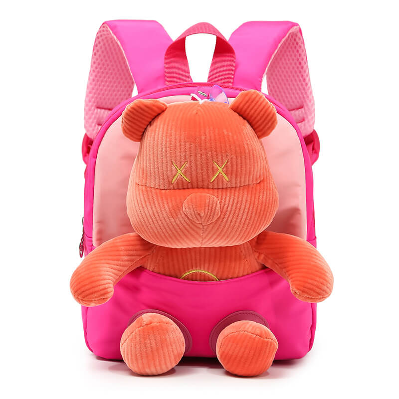 Cute Toddler Kids Backpack with Teddy Bear