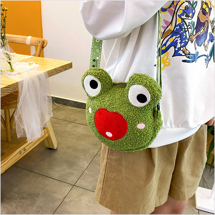 Cute Frog Shoulder Bags