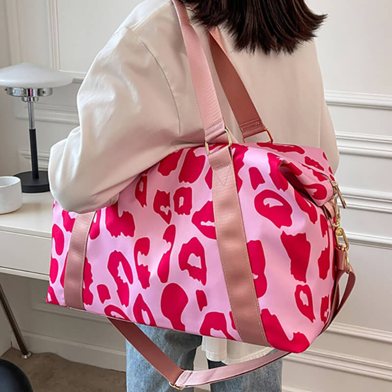 Cow Pattern Gym Bag