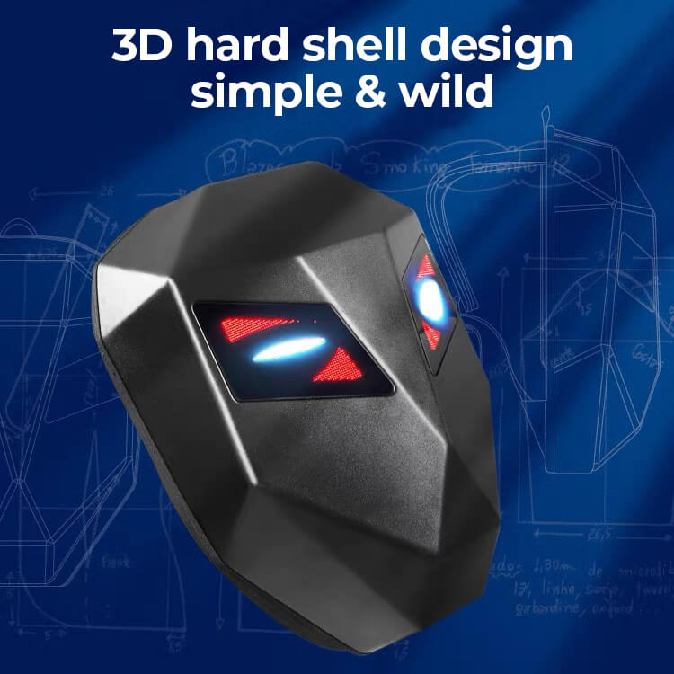 THE GOOL - LED Screen Shell Backpack for Biker