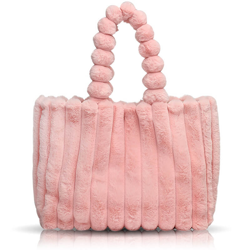 Soft Furry Tote Shoulder Bag