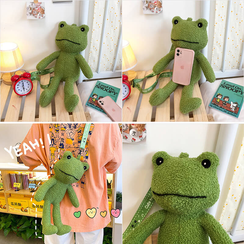 Cute Frog Shoulder Bags