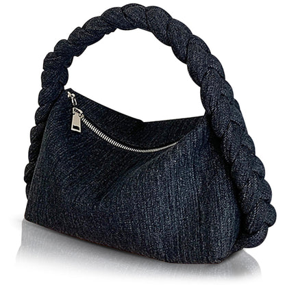 Twist Denim Handbag for Women
