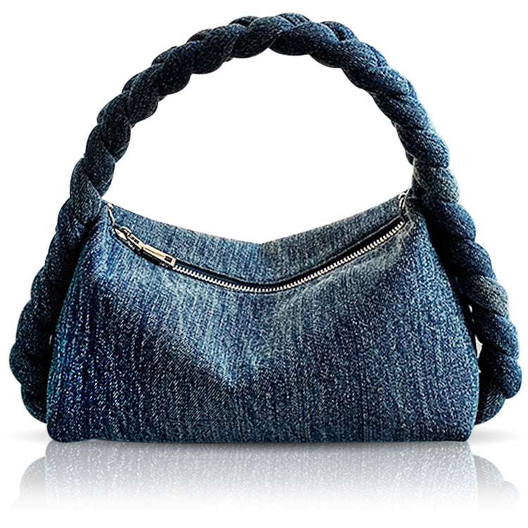 Twist Denim Handbag for Women