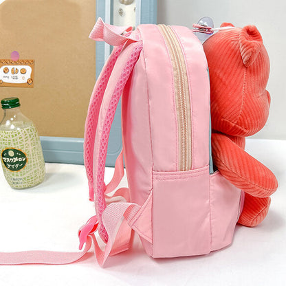 Cute Toddler Kids Backpack with Teddy Bear