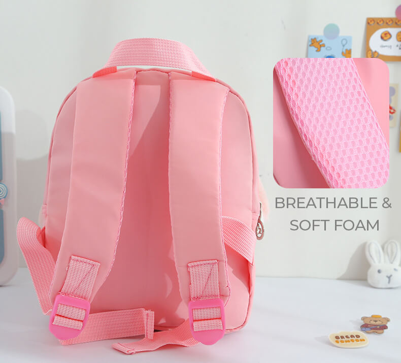 Cute Toddler Kids Backpack with Teddy Bear