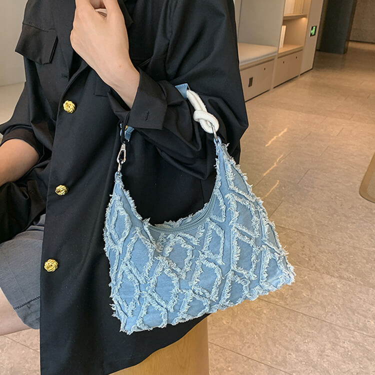 Trendy Casual Denim Women's Handbag