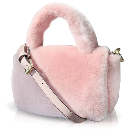 Autumn & Winter Style Faux Fur Handbag