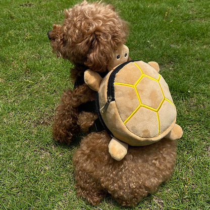 Funny Turtle Backpack for Dogs